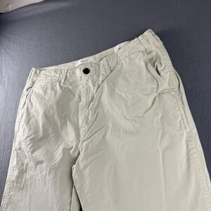 Billy Reid Pants Men's 32x28* Beige Slim Cut Fit Chino Flat Front Luxury